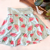 Watermelon Grow With Me Skort