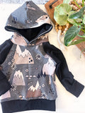 Neutral Mountains Grow With Me Hoodie