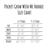 Boho Floral Pocket Grow With Me Hoodie