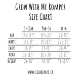 Camping Zipper Grow Romper