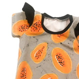 Papaya Grow With Me Romper with Flutters